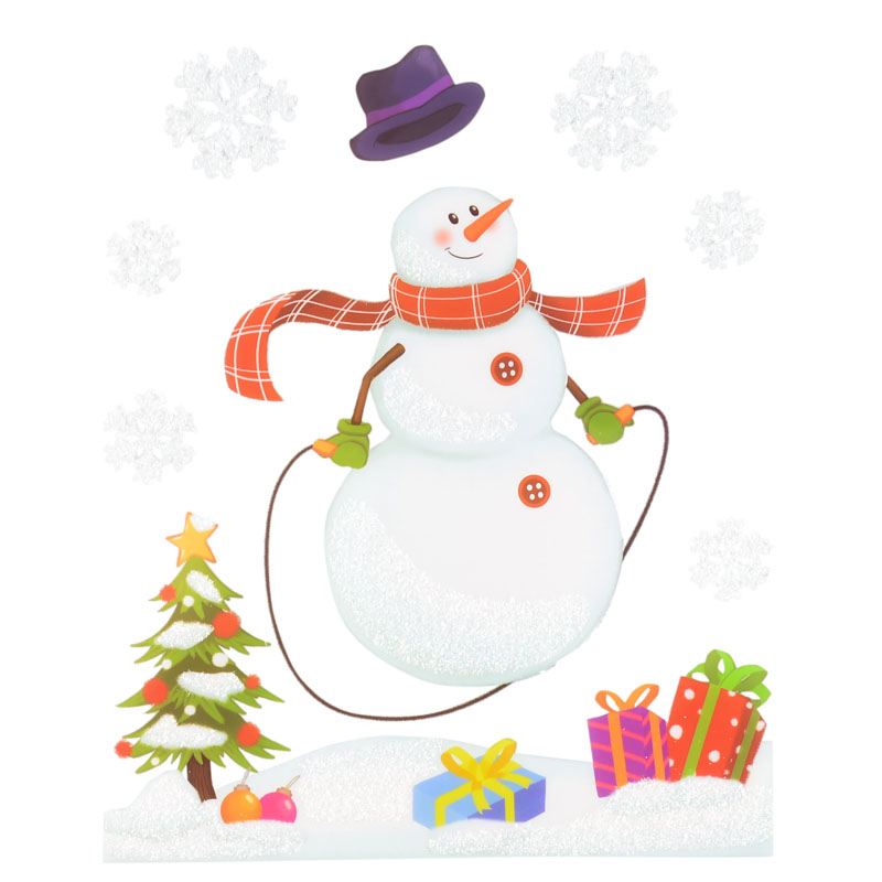 Sticker bonhomme de neige