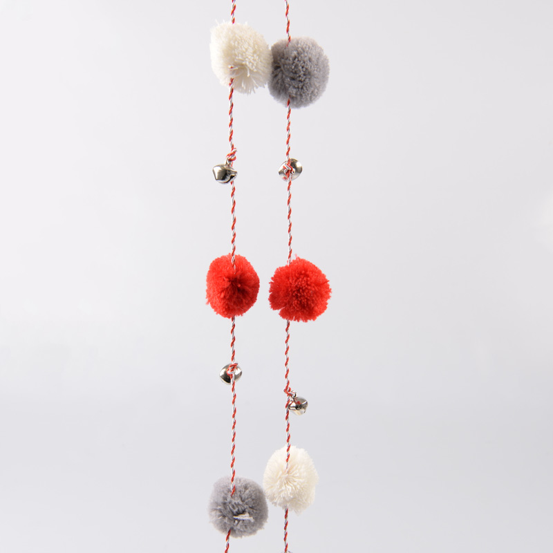 Guirlande avec boules et grelots 'Tradi'
