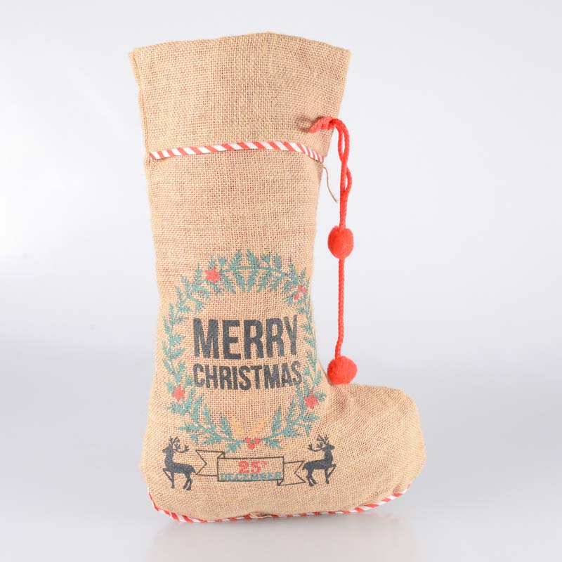 Chaussette de Noël 'Merry Christmas'