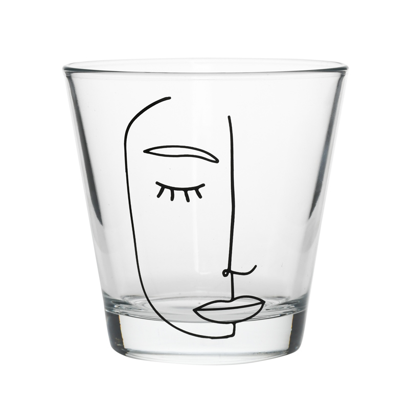 Verre 'Visage'