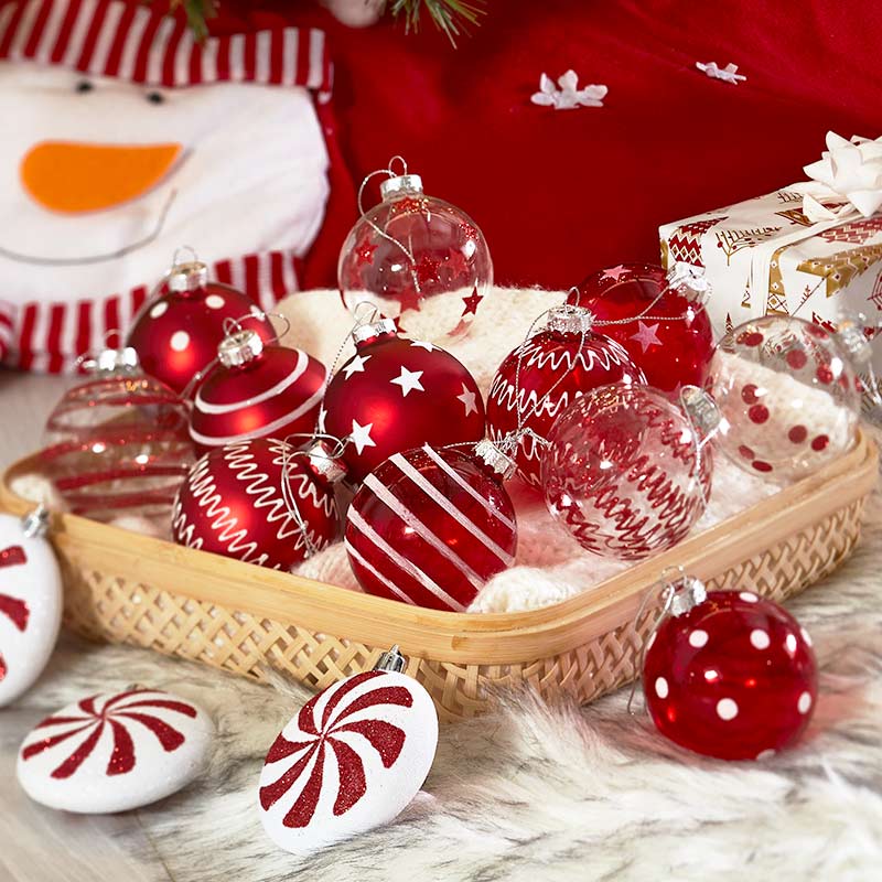 Boule de Noël 'Holly Jolly'
