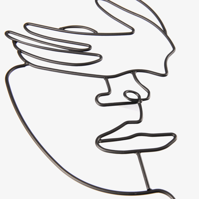 Décoration murale 'Visages de la sagesse'