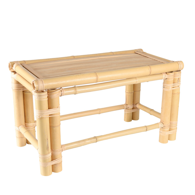 Table basse 'Fidji' en bambou beige
