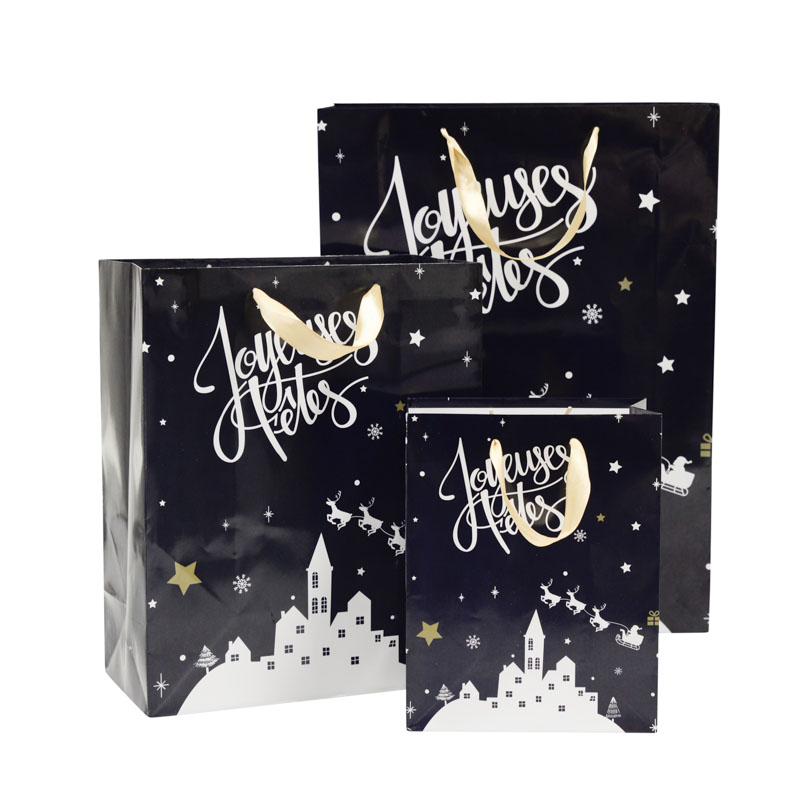 Sac cadeaux 'Joyeuses Fêtes'