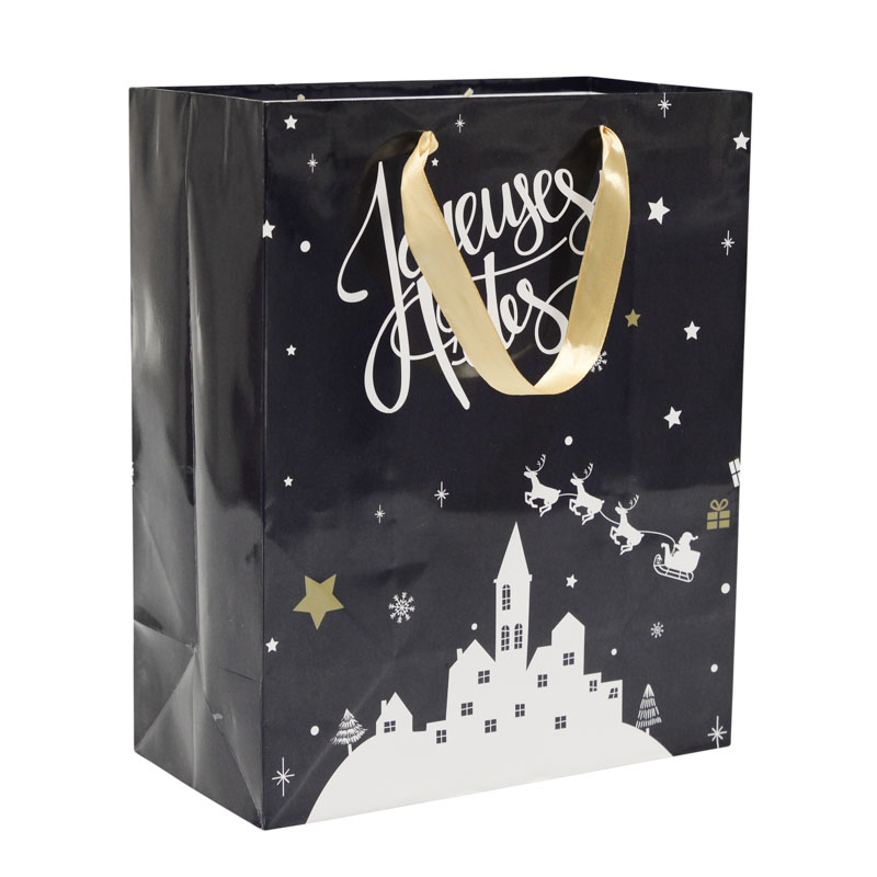 Sac cadeaux 'Joyeuses Fêtes'