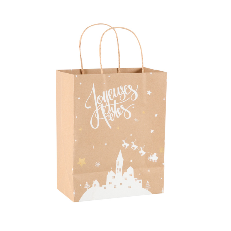 Sac cadeaux 'Joyeuses Fêtes'