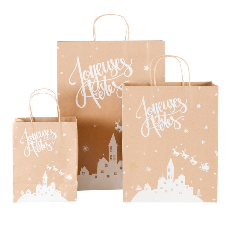 Sac cadeaux 'Joyeuses Fêtes'