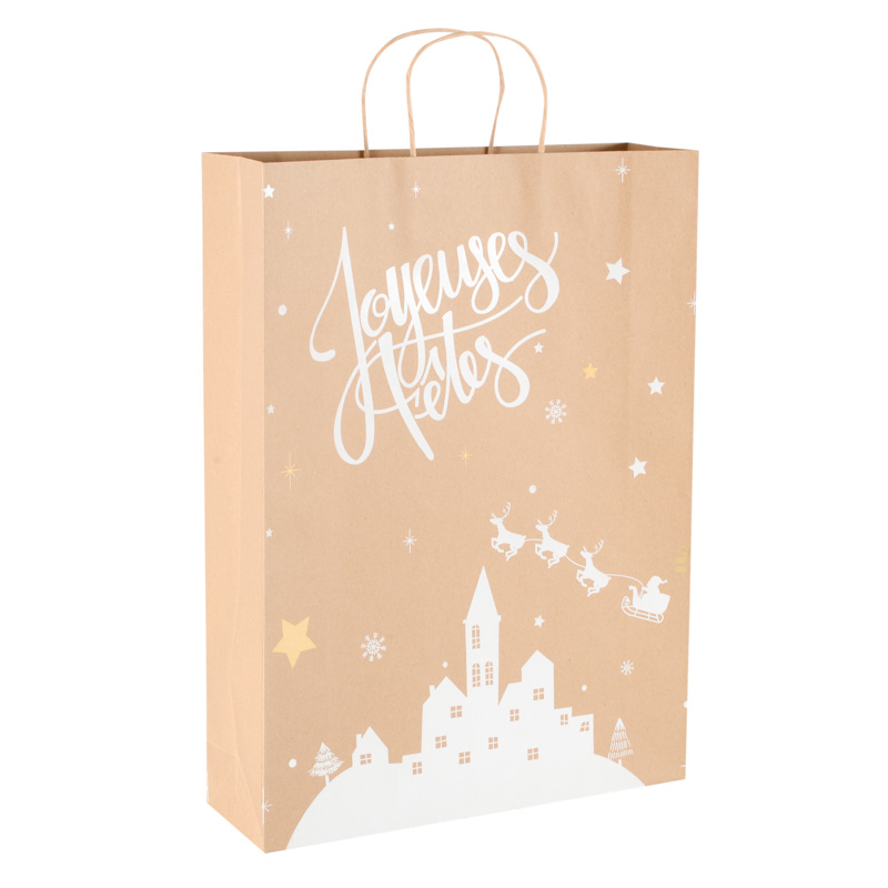 Sac cadeaux 'Joyeuses Fêtes'