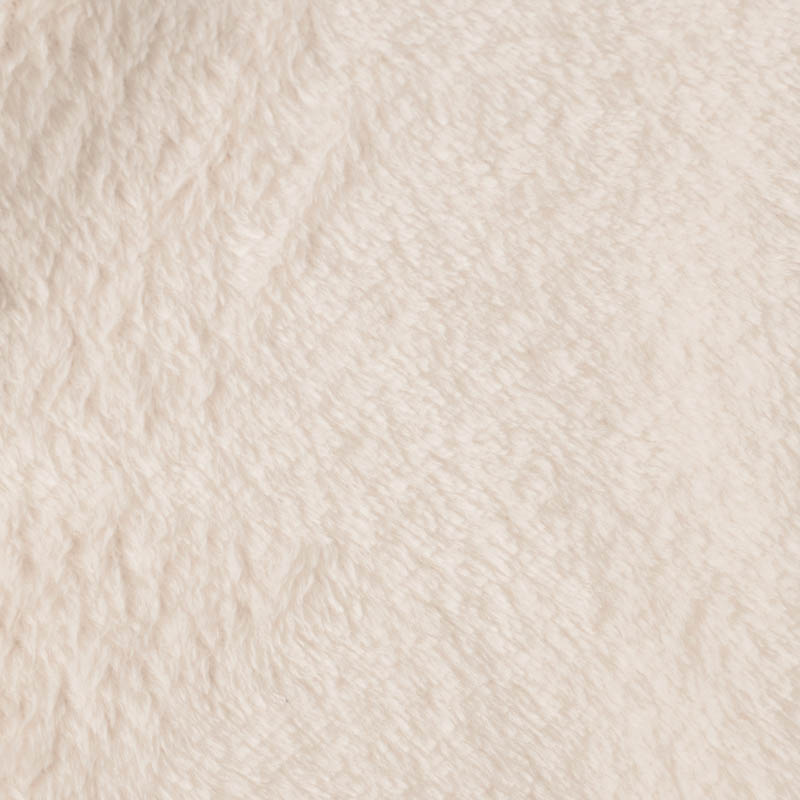 Plaid microfibre super doux 'Alaska' écru