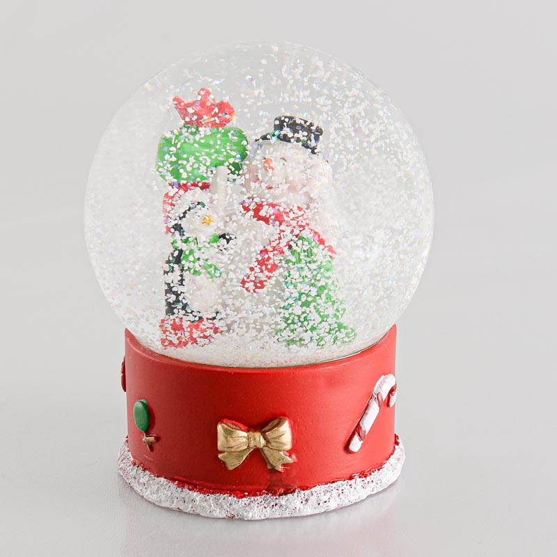 Boule à eau 'Bonhomme de Neige' avec pingouin