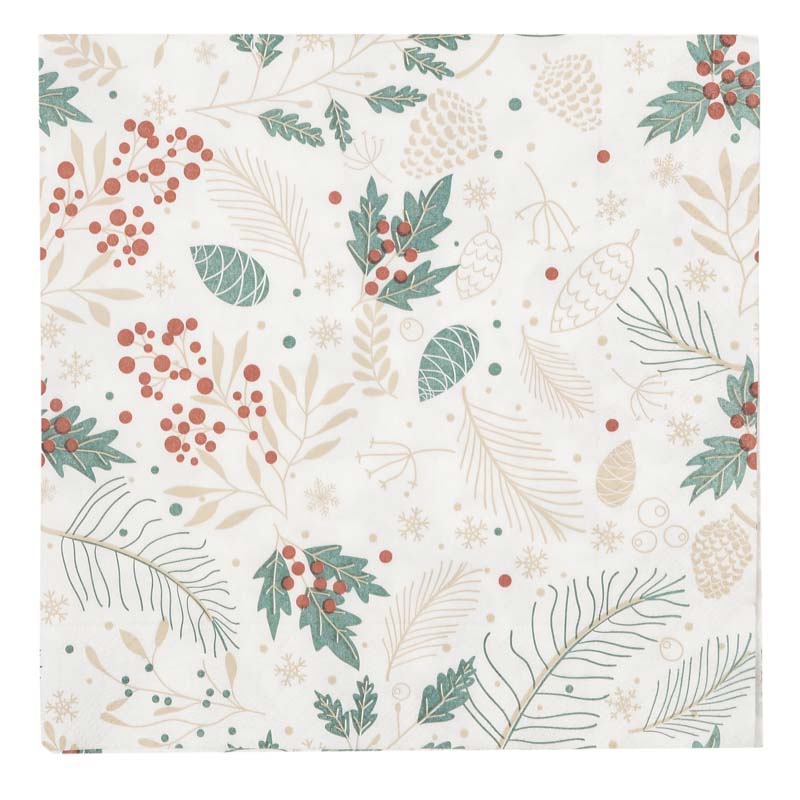 20 serviettes 'Berries'