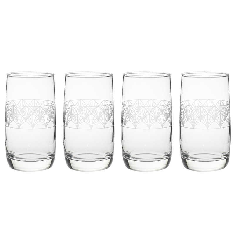  4 verres à cocktail  'Paradisio'