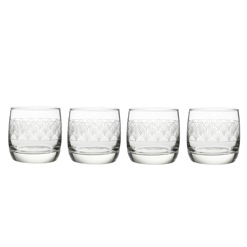  4 verres à whisky 'Paradisio'