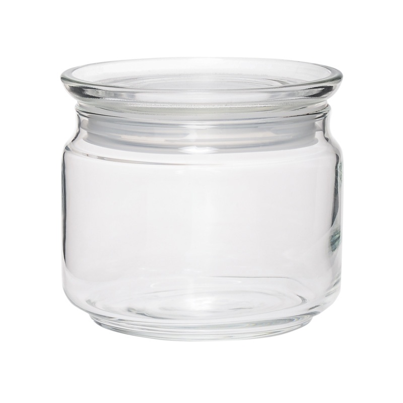 Bocal en verre 'Pure Jar Glass' 0.5L