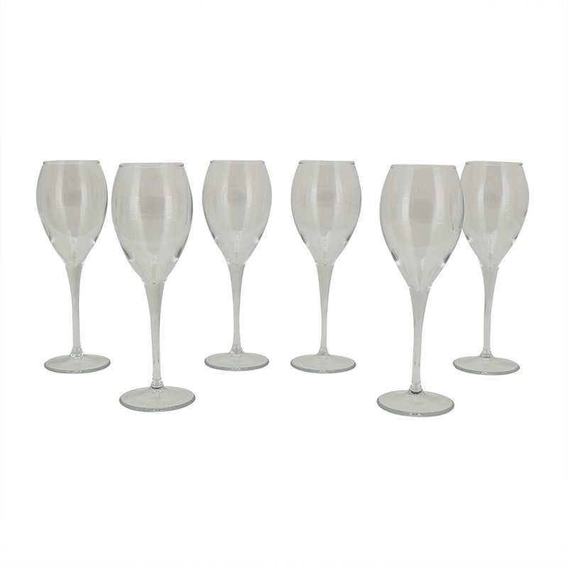 6 verres à vin 'Monte-Carlo'