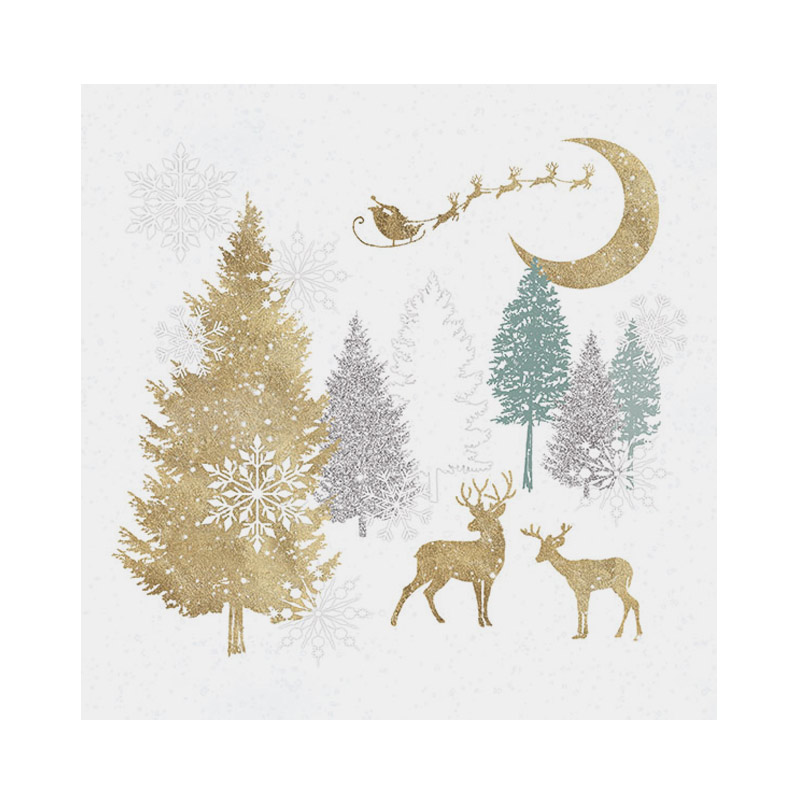 20 serviettes 'Winter Forest'