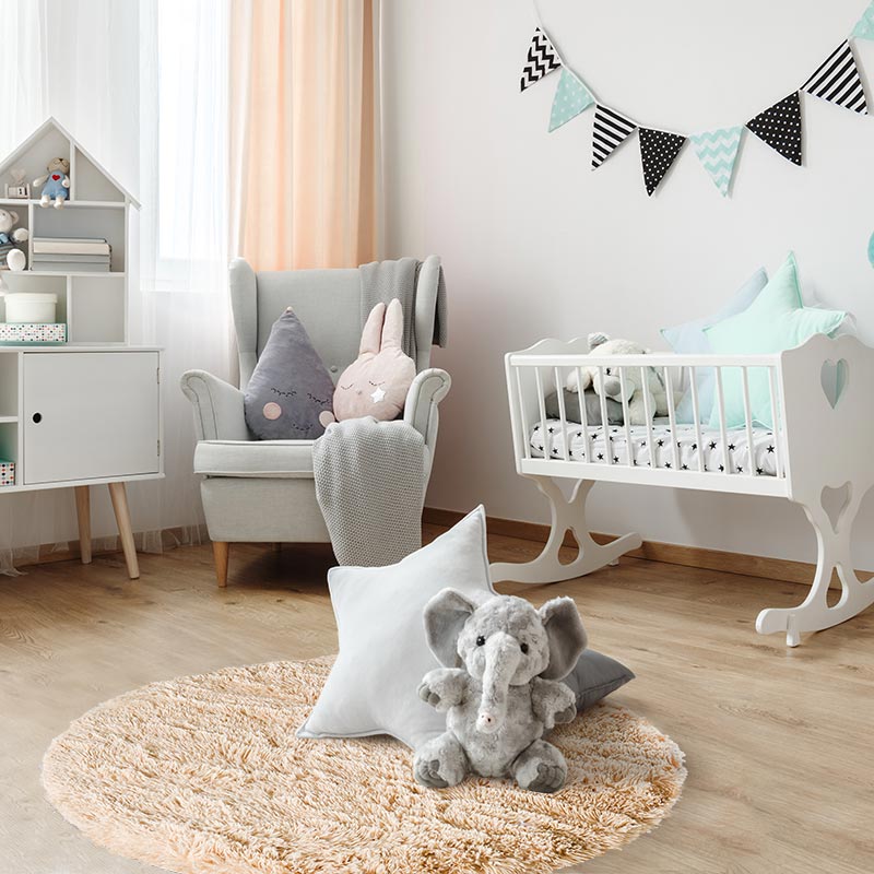 Tapis rond 'Smooth'