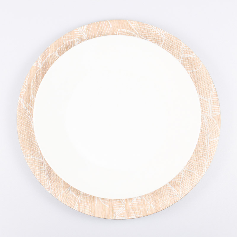 Assiette de présentation 'Feuillages'