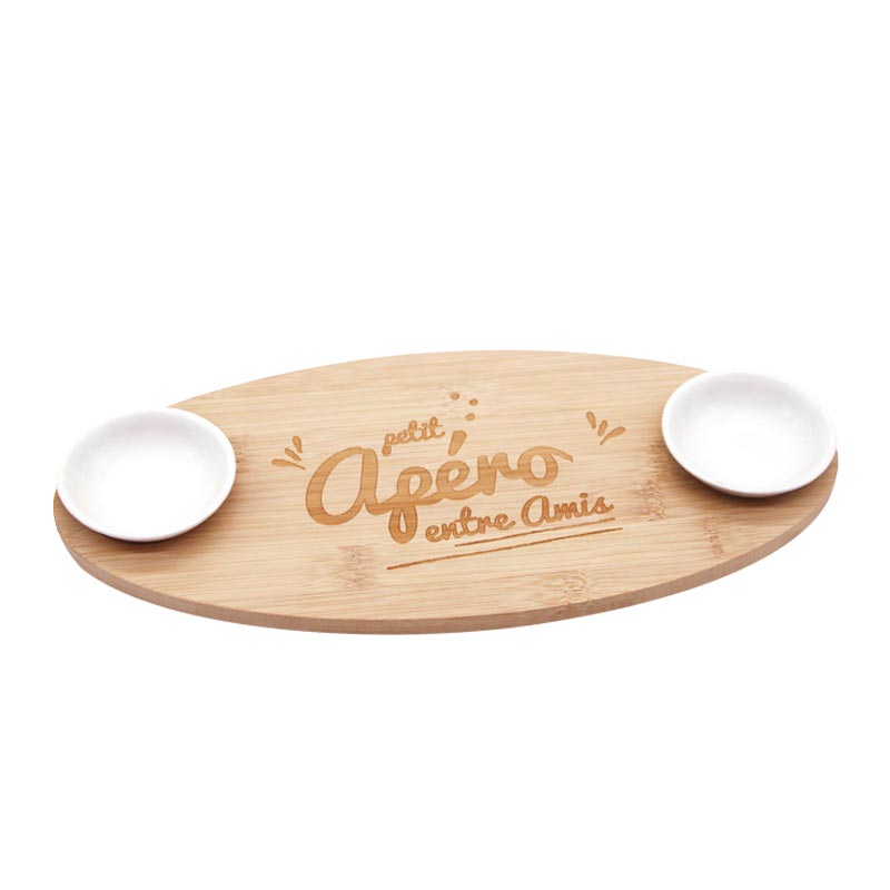 Coffret de 2 coupelles avec support