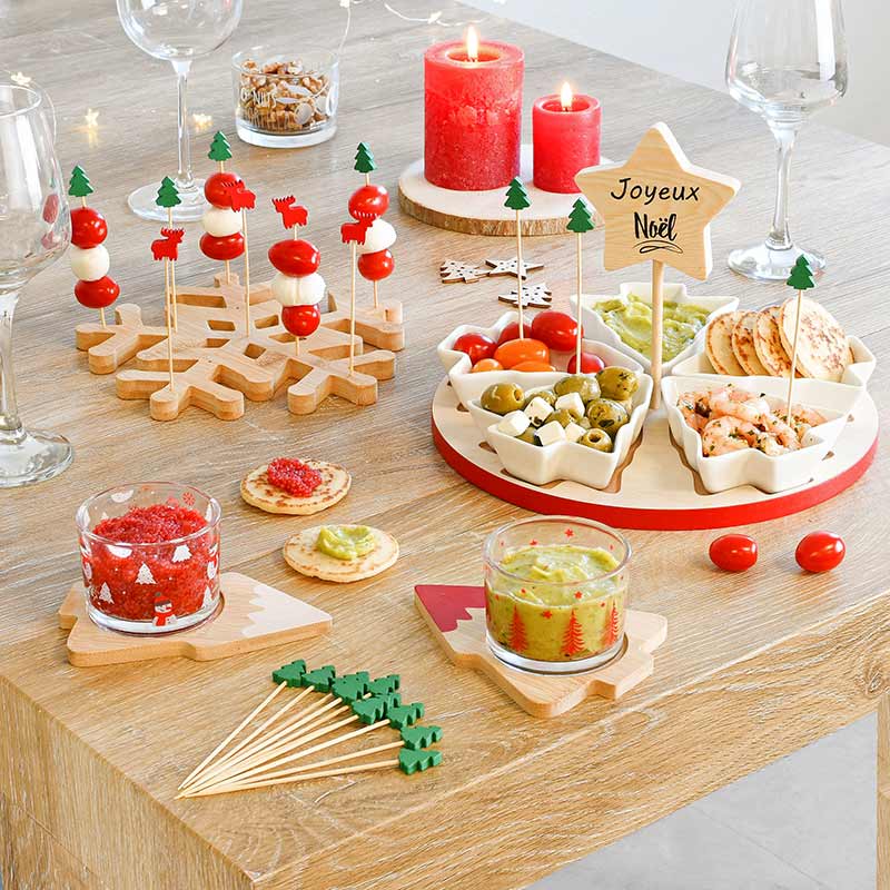 Coffret apéritif avec piques