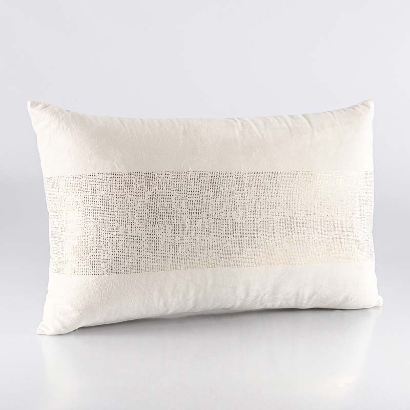 Coussin velours 'Art Déco'