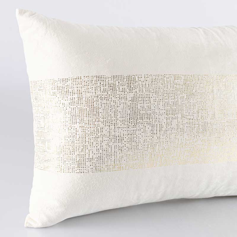 Coussin velours 'Art Déco'
