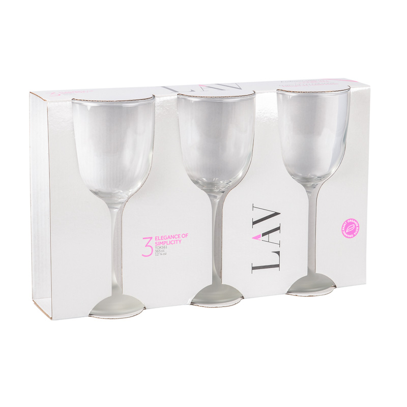Lot de 3 verres à pied 'Tokyo' 