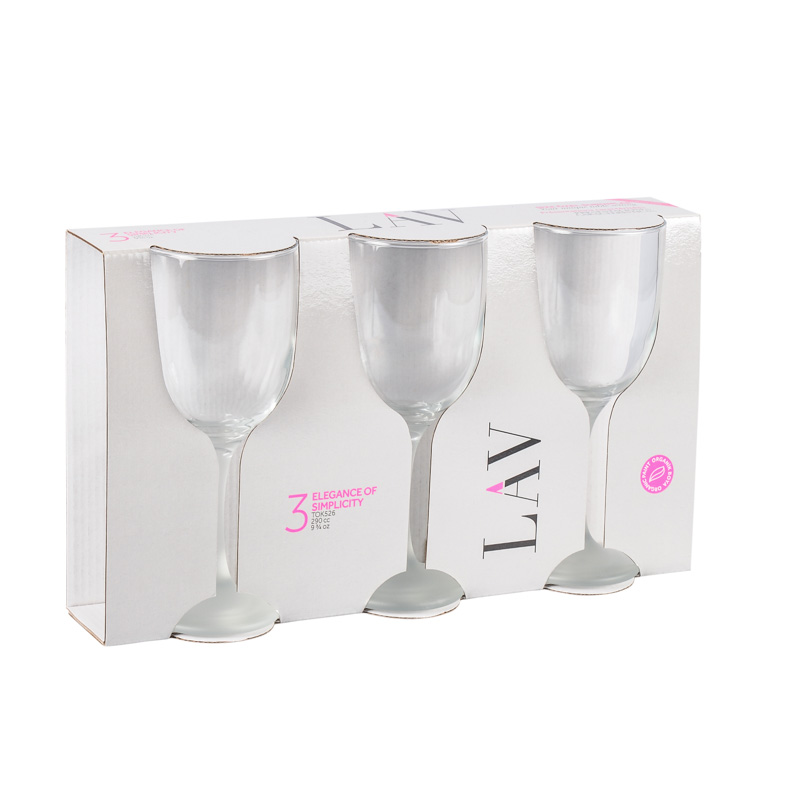 3 verres à pied  'Tokyo'