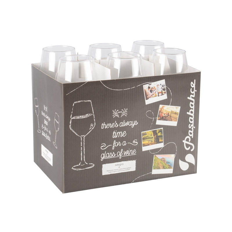 6 verres à pied 'Allegra'