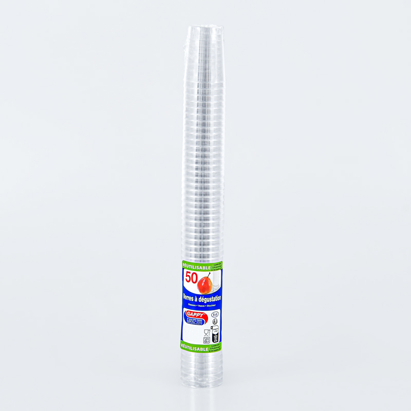 50 gobelets réutilisables 