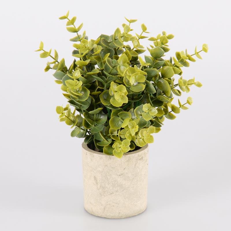 Eucalyptus artificiel dans pot
