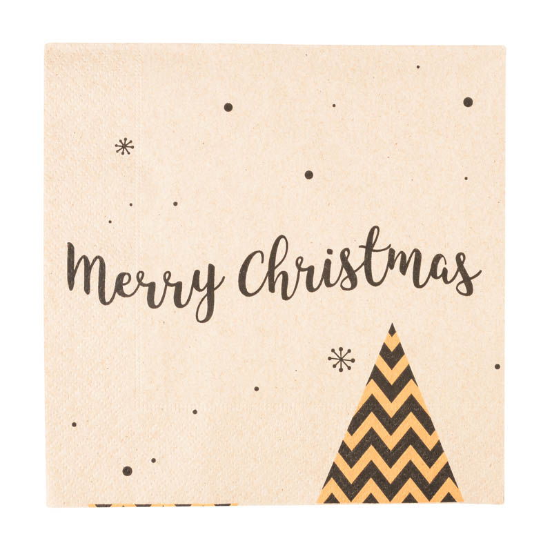 25 serviettes 'Zic Zac Tree'