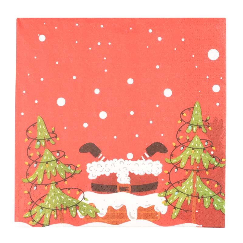 20 serviettes 'Mood of Santas'