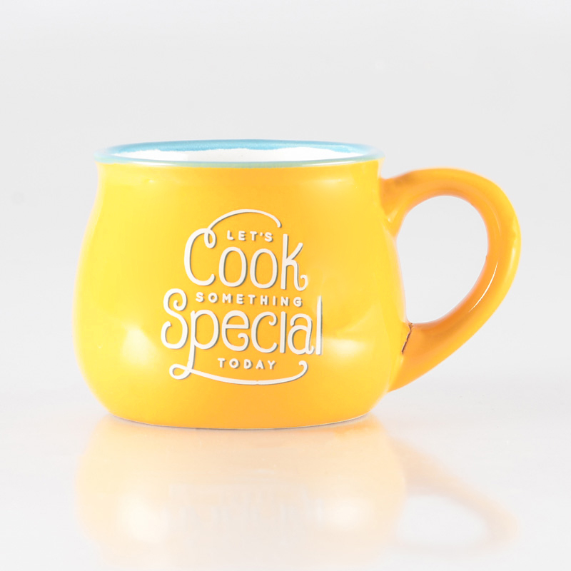 Tasse bombée 'Let's Cook'