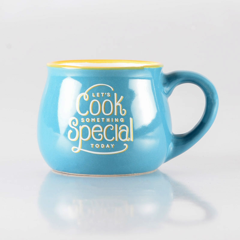 Tasse bombée 'Let's Cook'