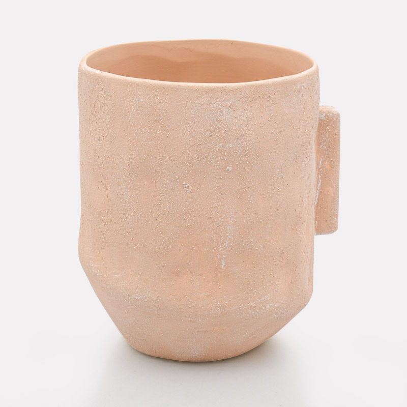 Vase 'Delta' terracotta 