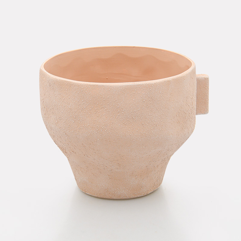 Vase boule 'Delta' terracotta 