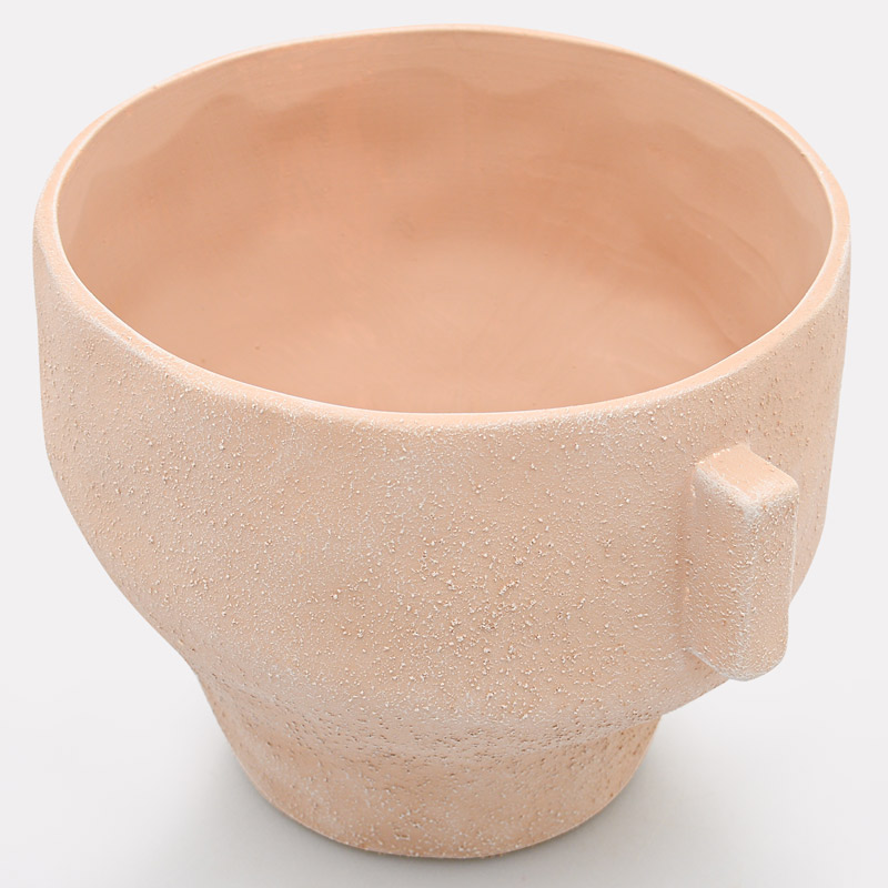 Vase boule 'Delta' terracotta 