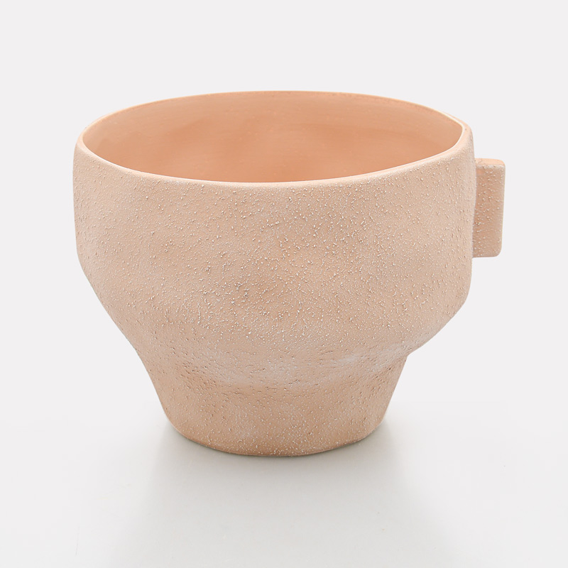 Vase boule 'Delta' terracotta 