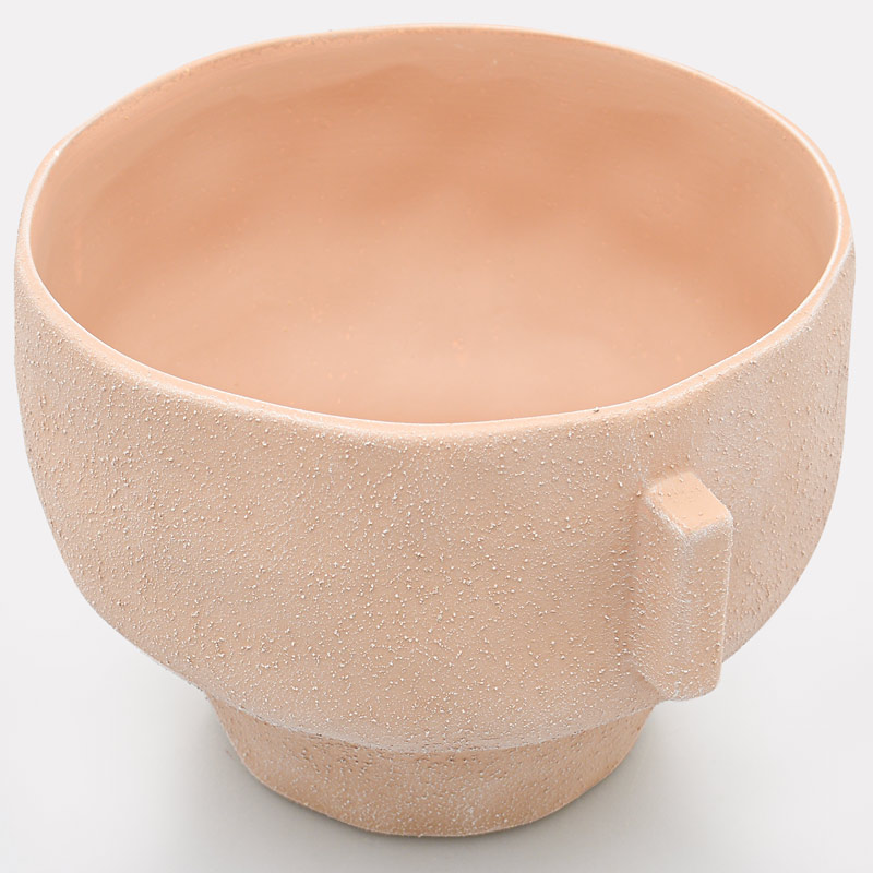 Vase boule 'Delta' terracotta 