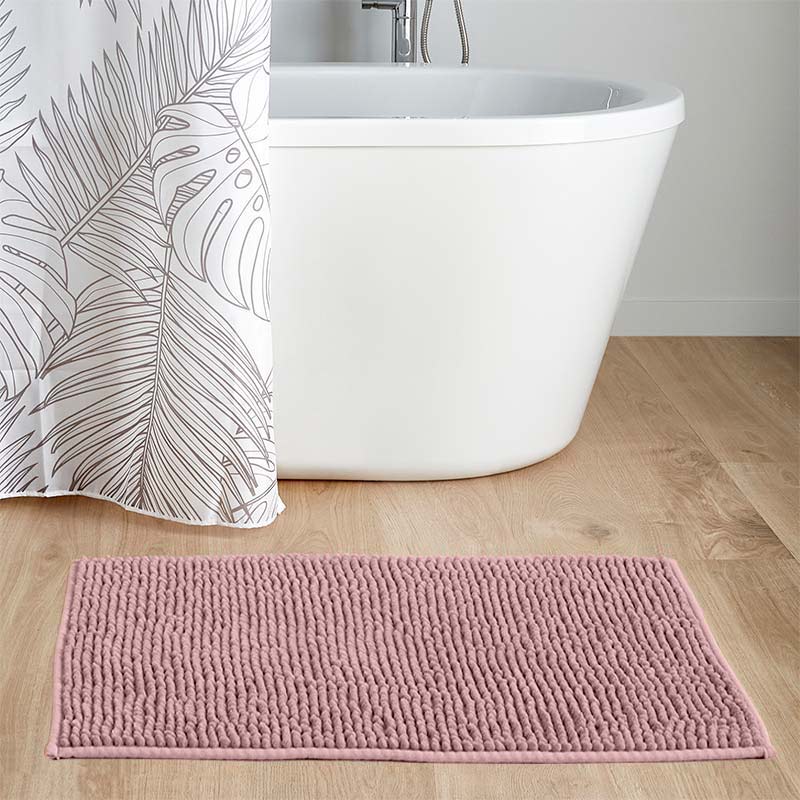 Tapis salle de bain chenille