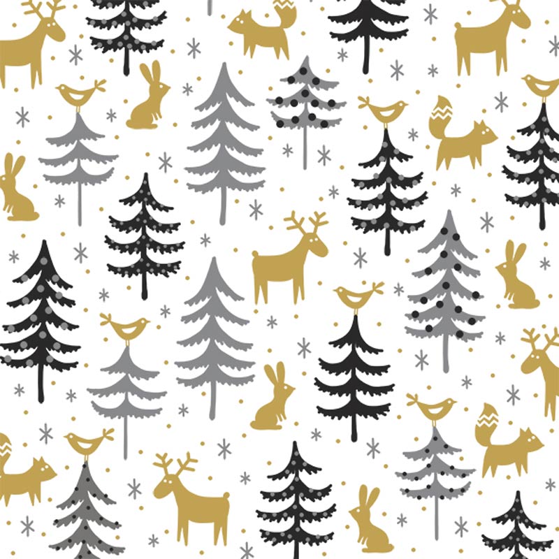 20 serviettes 'Forest Friends'