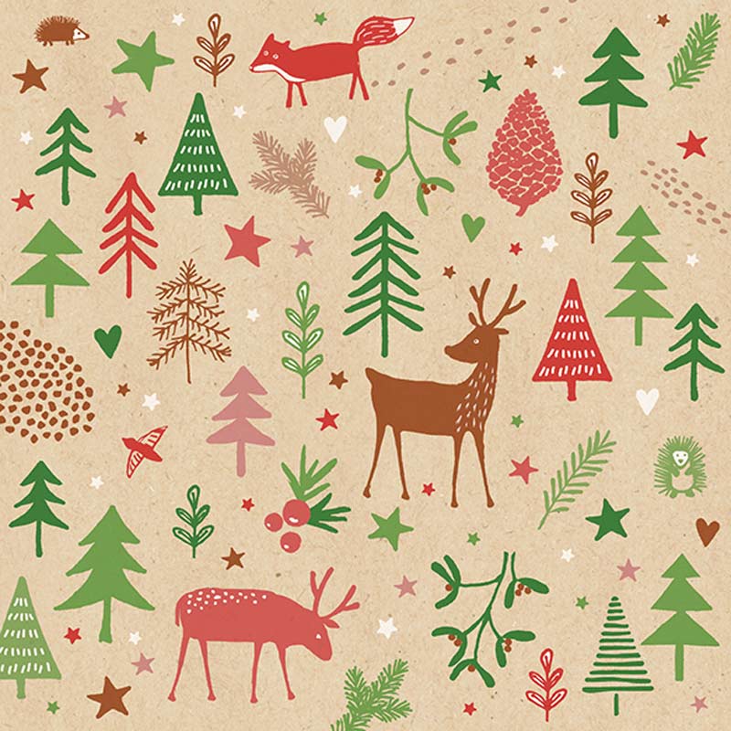 20 serviettes 'Winter'