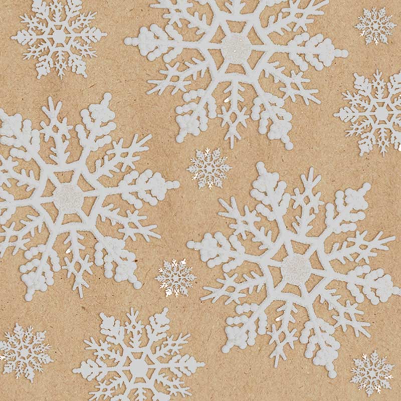 20 serviettes 'White Crystals'