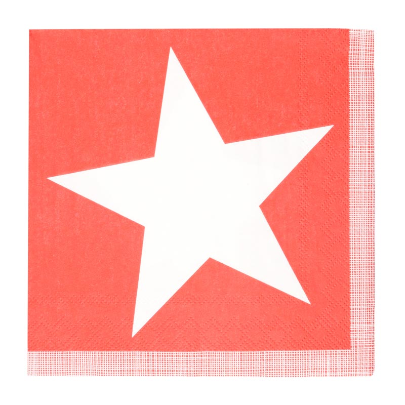 20 serviettes 'Pure Star'