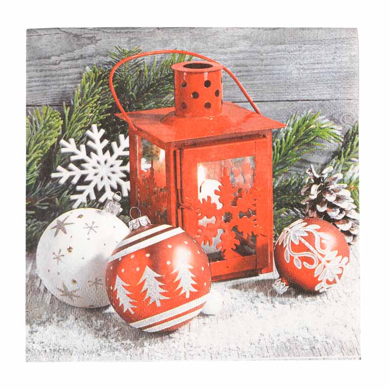 20 serviettes 'Lanterne'