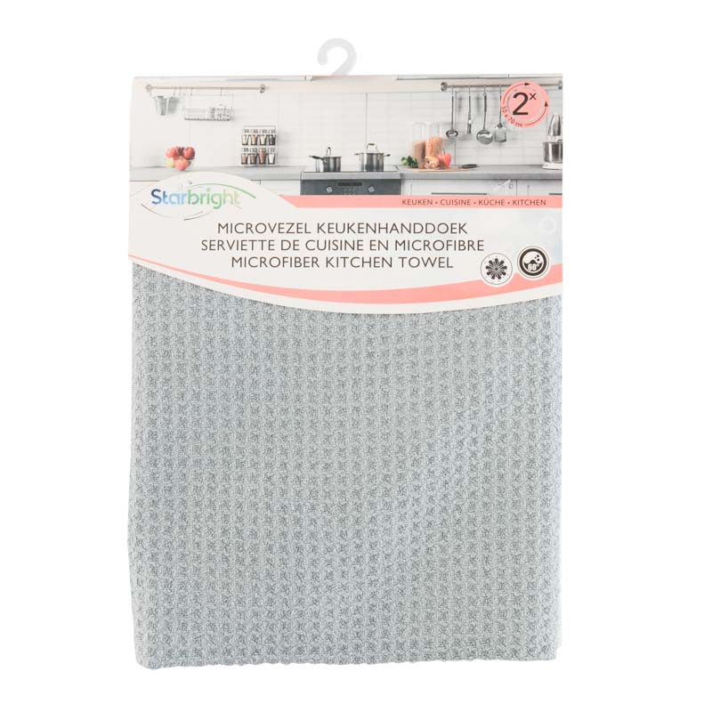 Lot de 2 microfibres pour cuisine