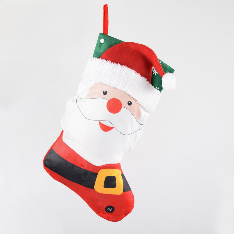 Chaussette de Noël 'Holly Jolly' à suspendre