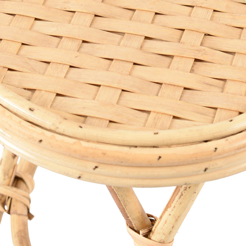 Porte-plante en rotin et bambou