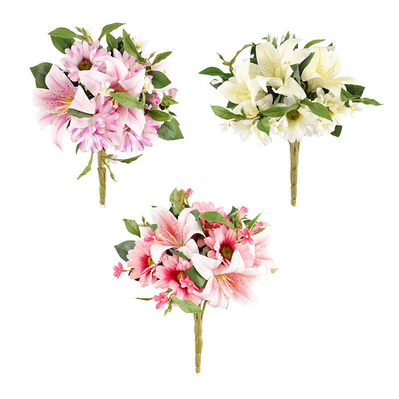 Bouquet de lys et de gerberas